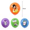 Ball Theme Birthday Party Decoration Sun Wukong Anime Spiral Cake Insert Pull Flag Aluminum Foil Balloon