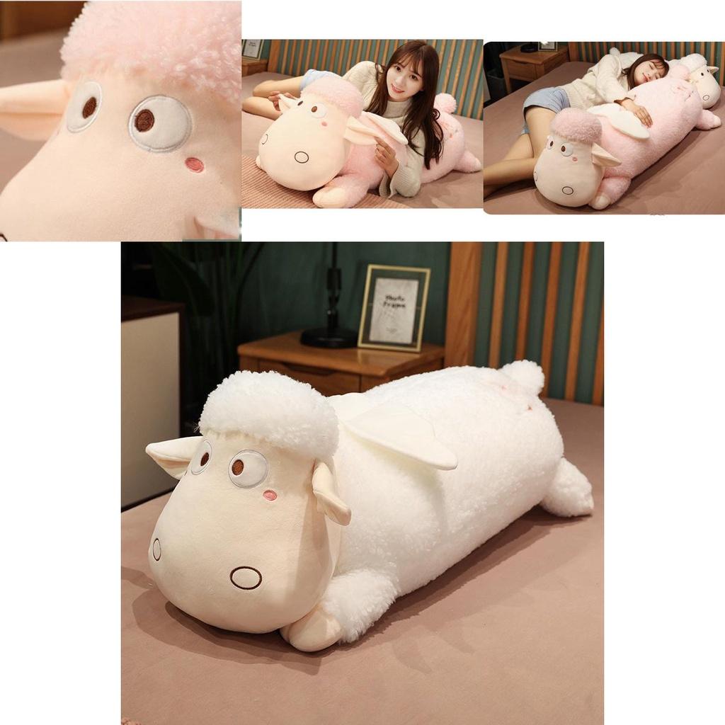 Soft And Cuddly Sheep Plush Toy 60cm Short Plush Pp Cotton Filling
