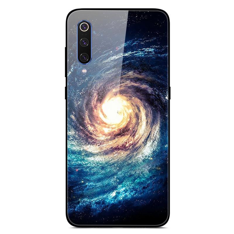 For Xiaomi Mi 9 Mi9 SE Tempered Glass Case Hard Cover Phone Case For Xiaomi Mi 9 SE Mi9 T 9T Pro Cases Redmi Note 9S 9 S Cover