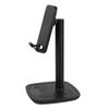 Black Aluminium Alloy Desktop Cell Phone Stand Foldable Telescopic Desk Mobile Phone Holder