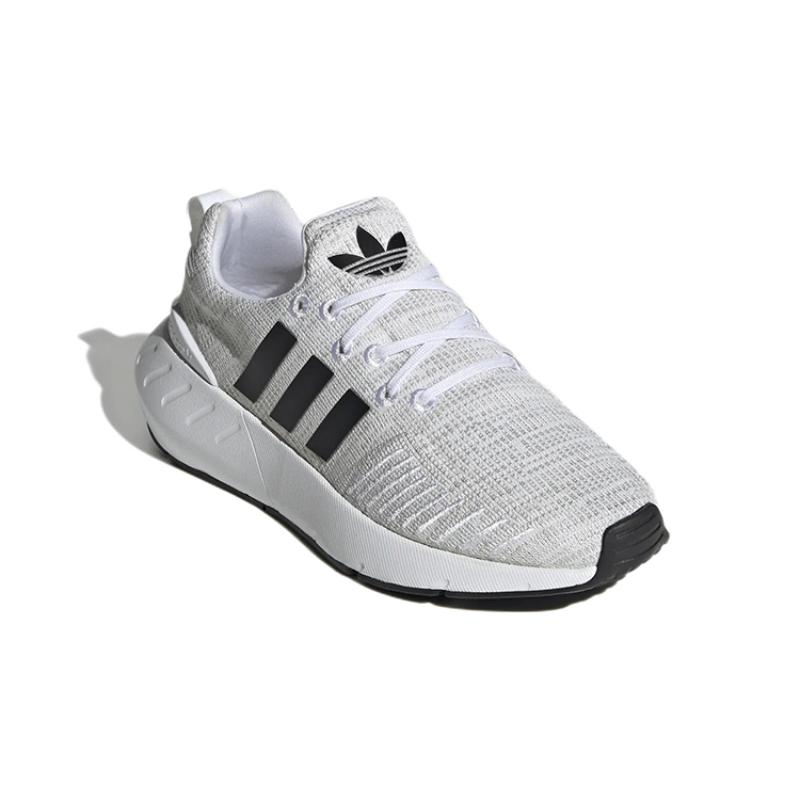 adidas Swift Run 22 Cloud White Core Black Grey GS Sneakers GW8179