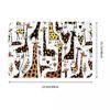 Cartoon Colorful Giraffe Pattern Doormat Dust-proo Carpet Rug Kitchen Entrance Home Floor Mat for Bathroom Footpad Mats