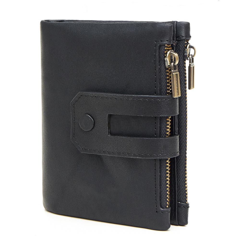 

Мужские RFID-кошельки из натуральной кожи, держатель для кредитных карт YLQP, винтажные кошельки в стиле минимализма, повседневный кошелек шоколадный