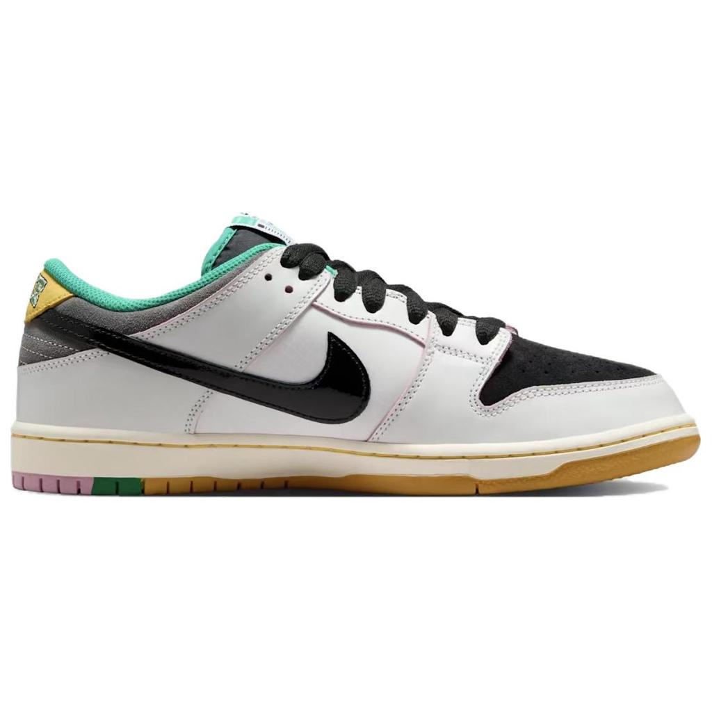 Sneakers Unisex da Uomo CSEF x Nike Dunk Low SB Bianco Verde Smeraldo Summit-White Nero Grigio Ferro HJ4132-100