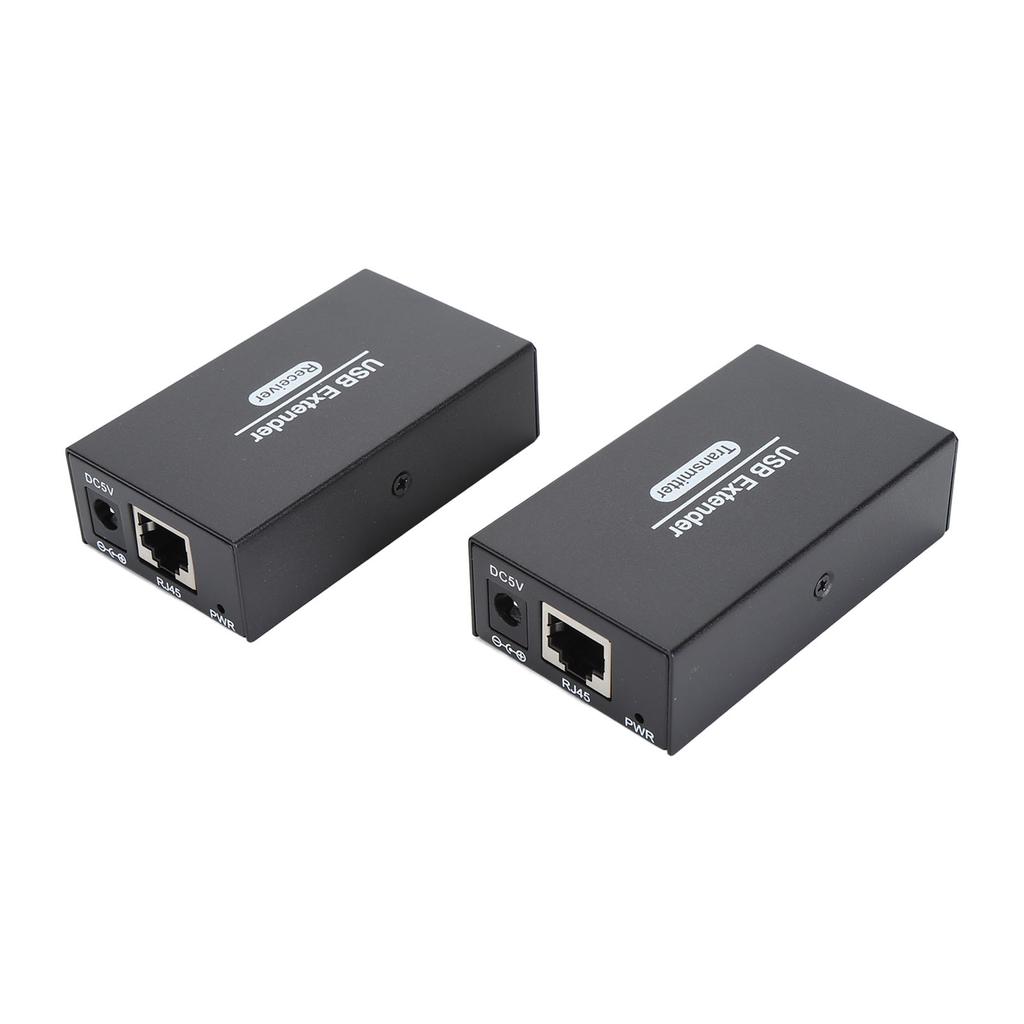 USB Extender 262ft Über Einzelnen Ethernet Cat5e 6 7 USB RJ45 LAN Extender mit 4 USB 2,0 Hub für