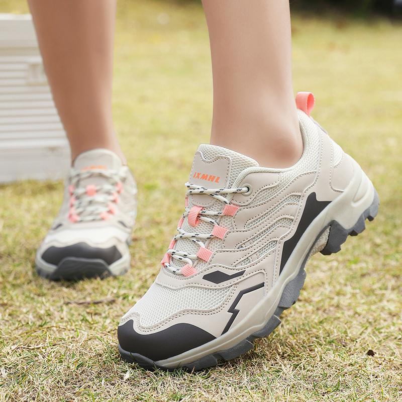 Fashion Men's Hiking Shoes High-Quality Durable Hiking Country Shoes Outdoor Lace-up Combat Boots Women's Casual Sports Shoes