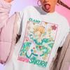 Cardcaptor Sakura Anime Shirt, Sakura Kinomoto T-Shirt, Manga Cosplay Tee, Syaoran Li