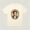 Harry Styles 2026 New Fashionable Comfortable Breathable Cotton Retro Floral Portrait Tshirt Suitable for Both Unisex and Unisex