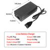 36V 6A  Battery Charger 42V GX16 IEC XT60,XT90 Lithium Li-ion Li-poly Fast Charger 10S 36 Volt