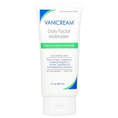 Crème hydratante quotidienne pour le visage, pour peaux sensibles, sans parfum, 3 fl oz (89ml)