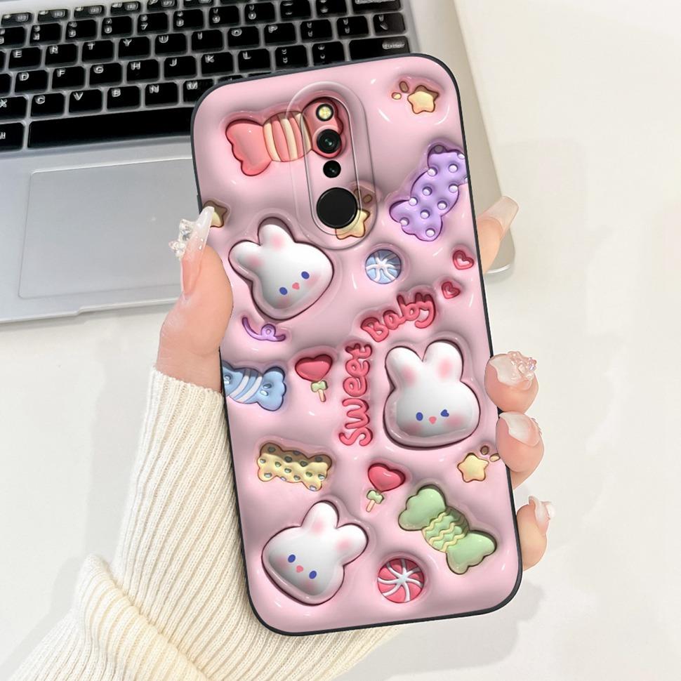 For Xiaomi Redmi 8 2019 Case 6.22" Luxury Flower Painted Cover Soft TPU Shockproof Phone Case For Xiaomi Redmi 8 Redmi8 Bumper