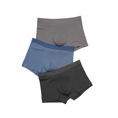 Huaxure Hemp Men's 3-Pack Seamless Boxer Briefs, Highly Stretchy, Breathable, Moisture-Wicking, Quick-Drying, Soft, Comfortable Fit, Perfect for Sport