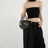 2025 New European & American Halloween Funny Skeleton Chain Crossbody Bag Gothic Style Shoulder Small Round Bag
