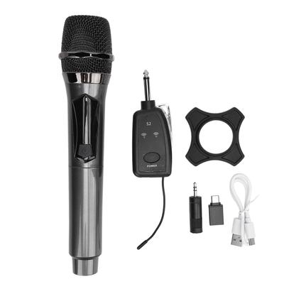 2.4G Wireless Microphone Handheld Dynamic Microphone with Receiver for Singing Computer Phone