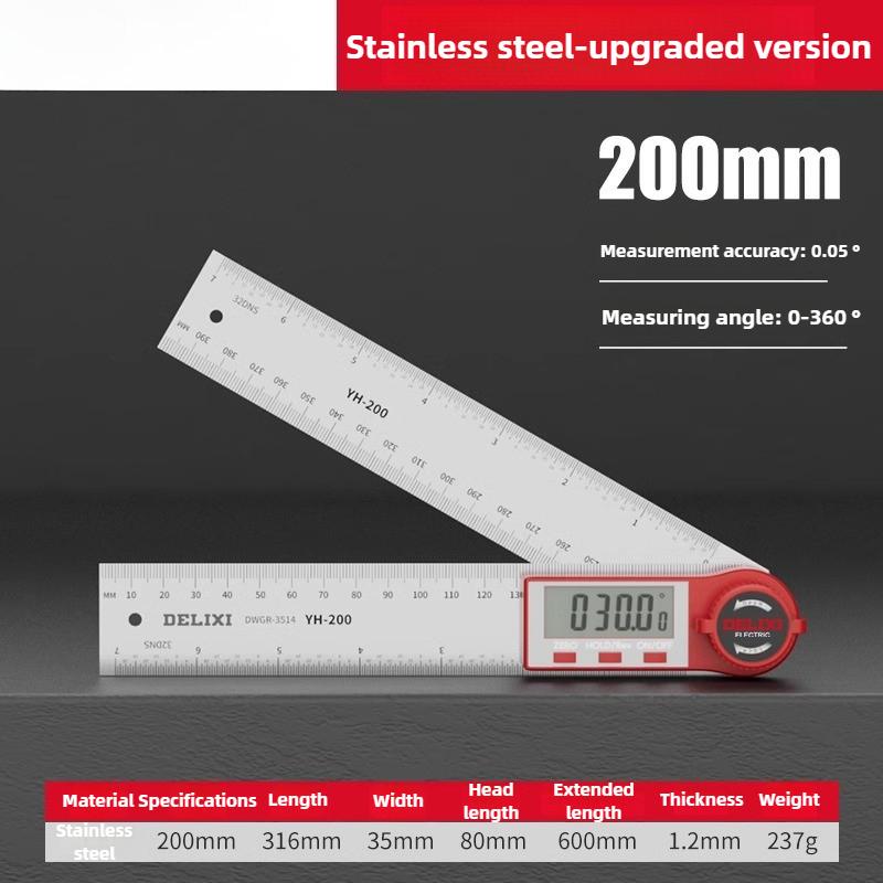 

360 Degree Protractor Digital Display Angle Ruler High-precision Electronic Measuring Instrument Portable Measuring Tools