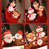 Snowman Christmas Stuffed Plush Toys Plush Christmas Reindeer Doll  Toddler