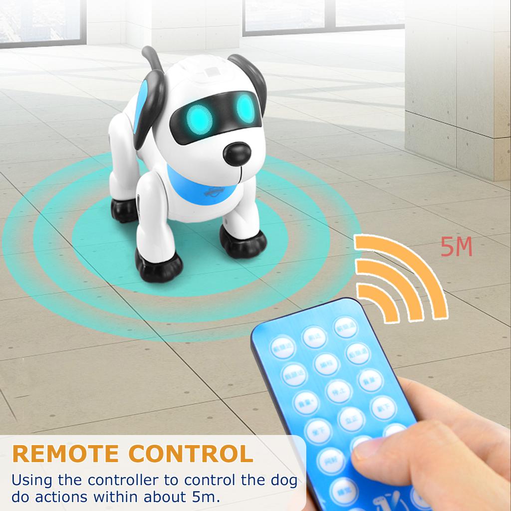 LE NENG K21 Electronic Robot Dog Stunt Dog Remote Control Robot Dog Toy Voice Control Programmable Music Dancing Toy