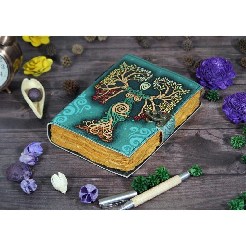 Mother Moth Leather Journal: Book of Shadows, Grimoire