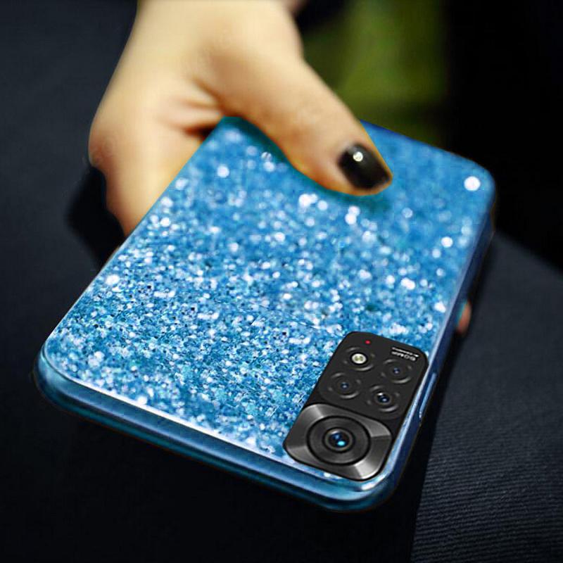 Glitter Plating Soft Silicone Case For Xiaomi Redmi Note 11 10 Pro 11S 10S Poco X3 NFC Pro Phone Back Cover Shell