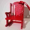 Rocking Chair Fine Workmanship Delicate Exquisite Christmas Decor Mini Rocking Chair for Home