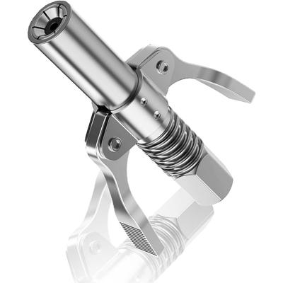 Coupling G Coupler, Double Handle Grease Gun for All Types of Grease Guns, G Grease Gun Mouthpiece, Less Effort, Easy To Attach and Remove