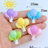 10Pcs New Cute Resin Cartoon Balloon Series Flat Back Parts Embellishments For Hair Bows Accessories