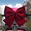 Luna Sunny Day Cute Two-Tone Electric Vehicle Bow & Sticker Accessories