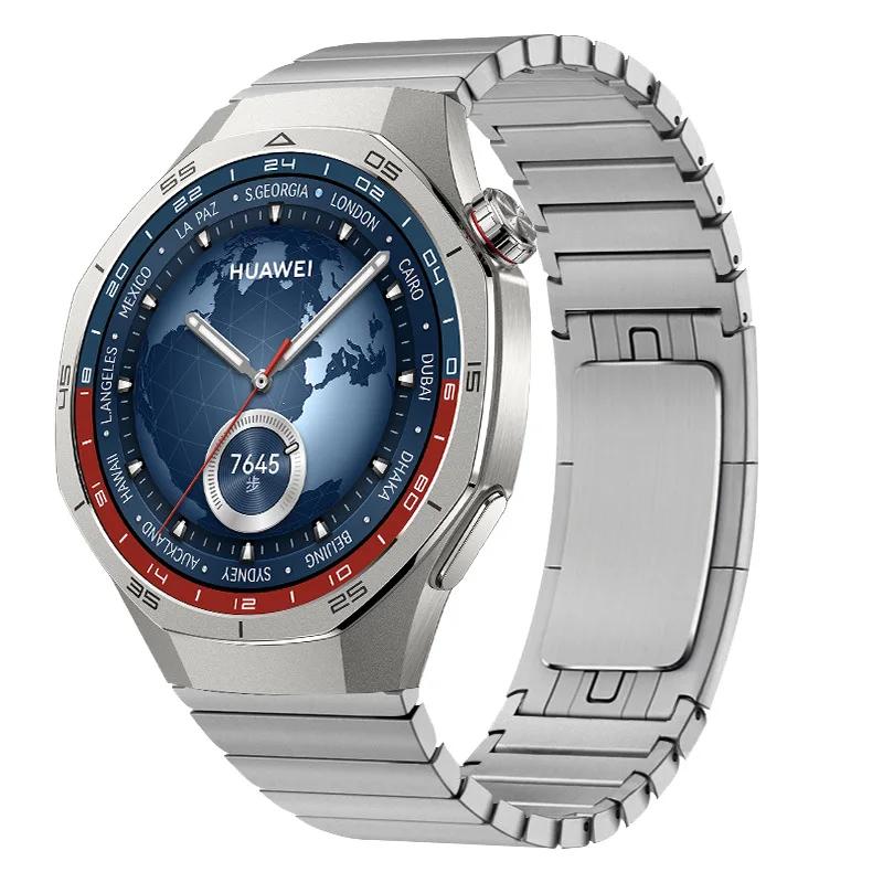 

22mm WatchBand For Huawei Watch GT5 5Pro 46mm Strap Metal Stainless Steel Bracelet For Huawei Watch 3 4 4Pro GT 5 4 3 2 2e Band Huawei Watch 4-4 Pro