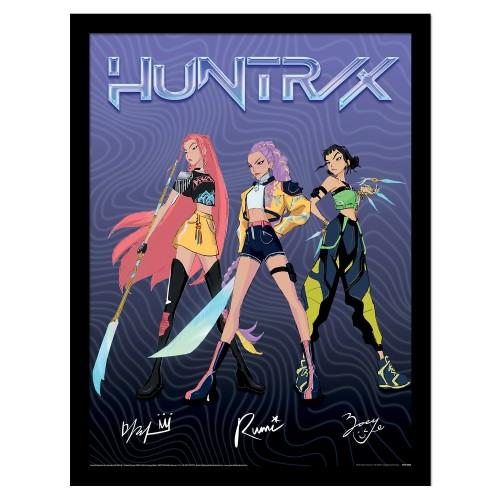 Netflix Unisex Multicolor Huntrix Signature Framed Poster - Image 3