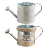 Vintage Metal Watering Can Distressed Watering Can with Long Spout Small Watering Pot for Indoor Outdoor Gardening