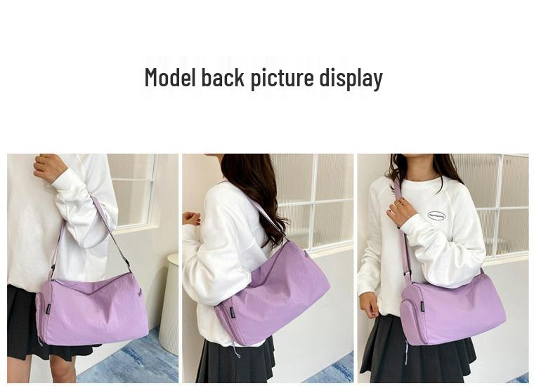 Women's Yoga and Sports Bag: Lightweight, Large Capacity, Wet/Dry Separation, Ideal for Travel and Swimming.