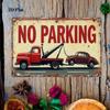 Vintage Retro Trailer Cars Metal Wall Art Bedroom Decor Tin Sign