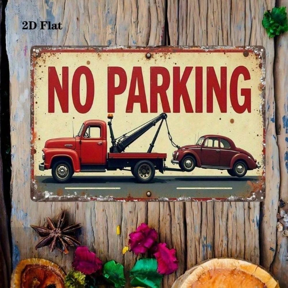 Vintage Retro Trailer Cars Metal Wall Art Bedroom Decor Tin Sign