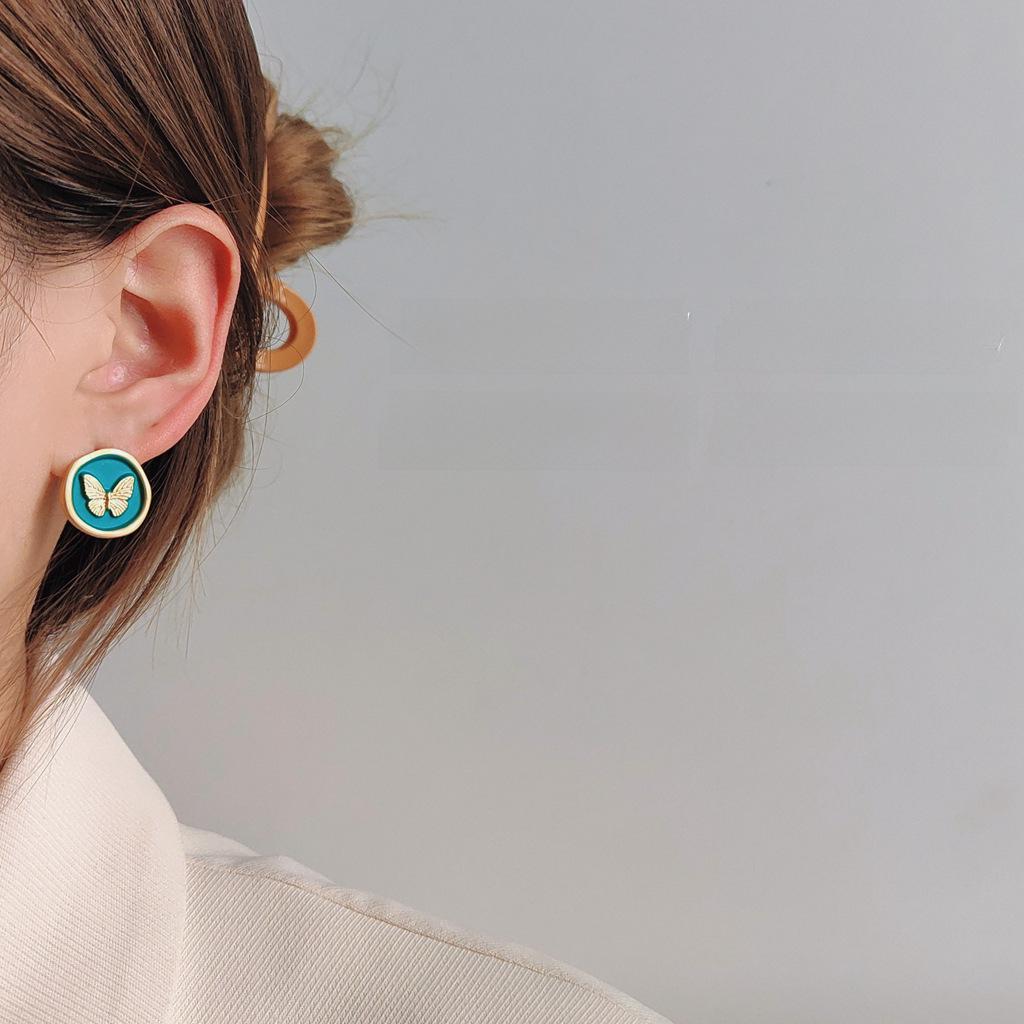 Sommer Schmetterling 925 Silbernadel Ohrringe - Süßer Japanischer & Koreanischer Stil für Frauen