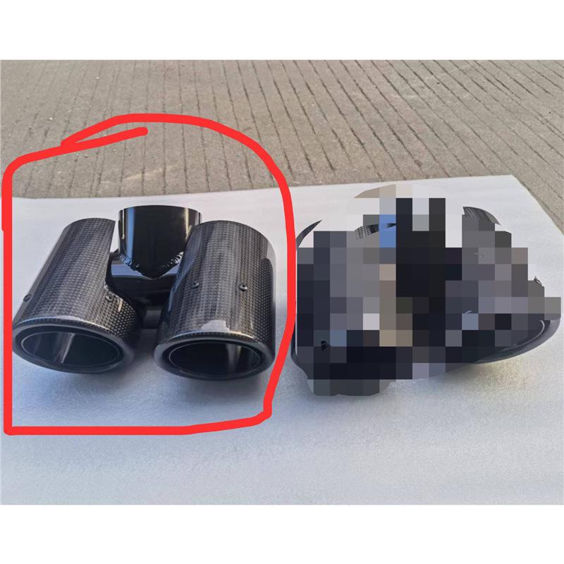 Land Rover Defender 90/110 Quad Carbon Fiber Exhaust Tailpipe Decoration - 007 Black Warrior Edition