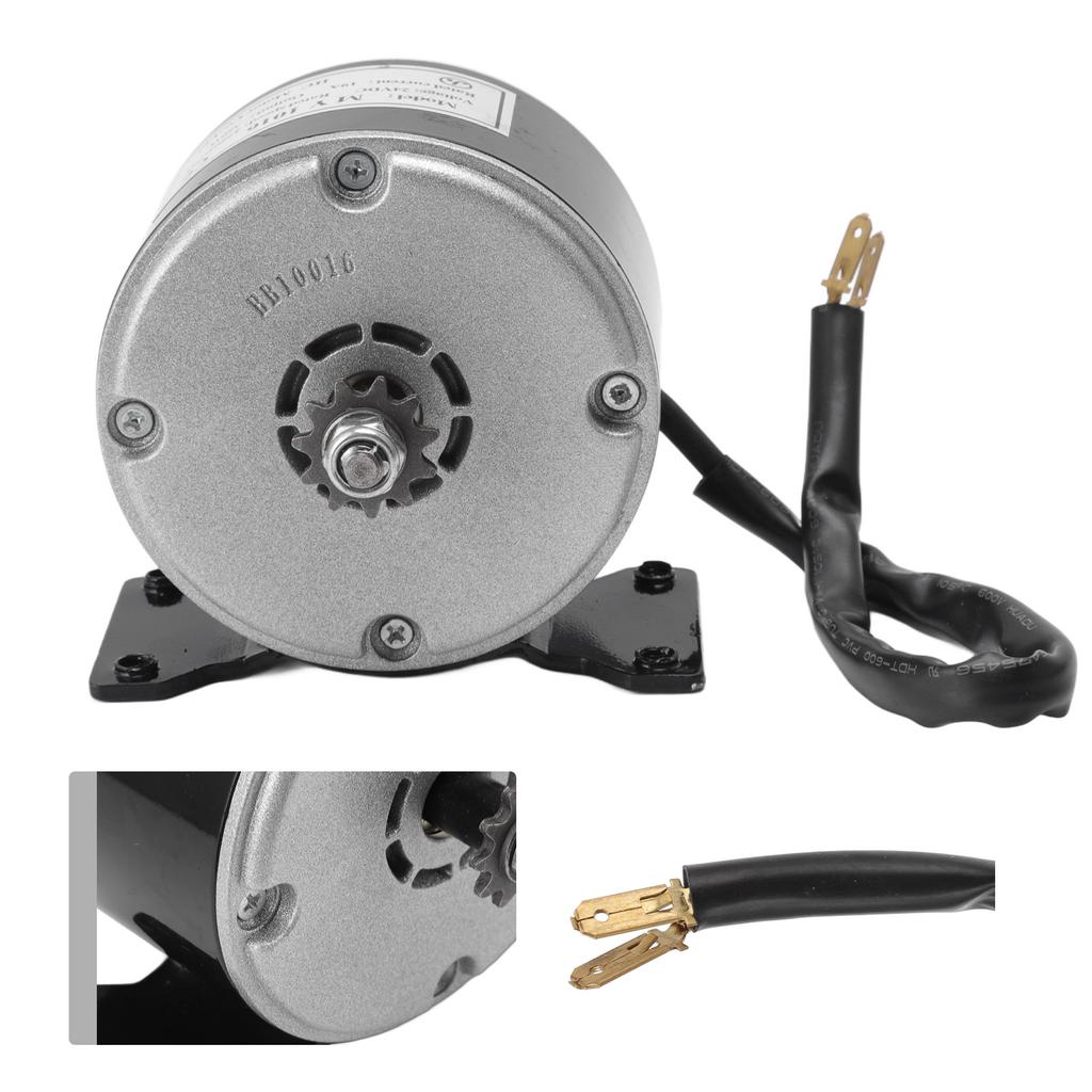24V 350W Electric Motor 2750RPM High Speed Motor with Sprocket 11 Teeth for Electric Scooter Bike Tricycle