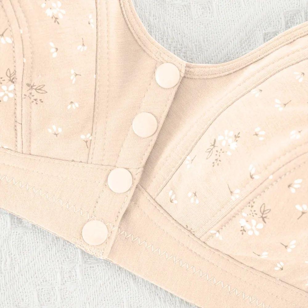 Underwear Women's Sleep Gathering Front Buckle Without Steel Ring Vest Bra