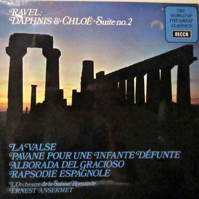 LP-skiva MAURICE RAVEL, L'ORCHESTRE DE LA SU - Daphnis & Chloe - Sviten Nr. 2 SPA230 Decca 1971 UK Klassisk Begagnad