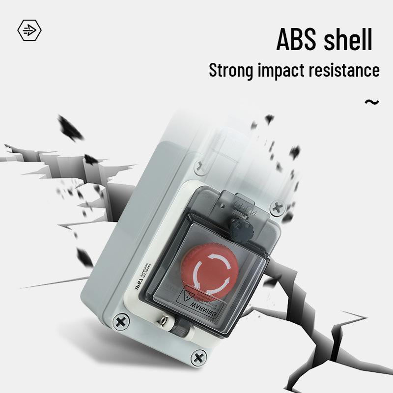Waterproof Outdoor Emergency Stop & Control Box with Self-Reset Function