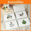 Christmas Card Paper Art With Gold Foil Embellishments For Holiday Celebration Decor