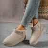 Suede Flats Ankle Women Snow Boots Warm Comfort 2024 Winter Casual Shoes New Trend Hot Sale Walking Non-slip