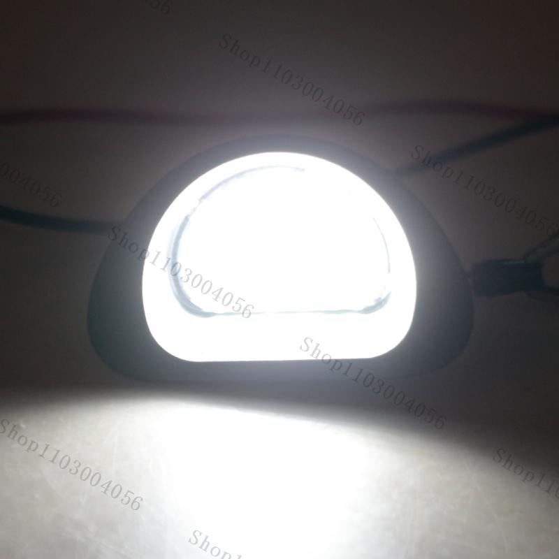 2Pcs LED License Plate Light For Peugeot 107 2005 2006 2007 2008-2014 Citroen C1 2005-2013 Rear Number Plate Lamps Car-Styling