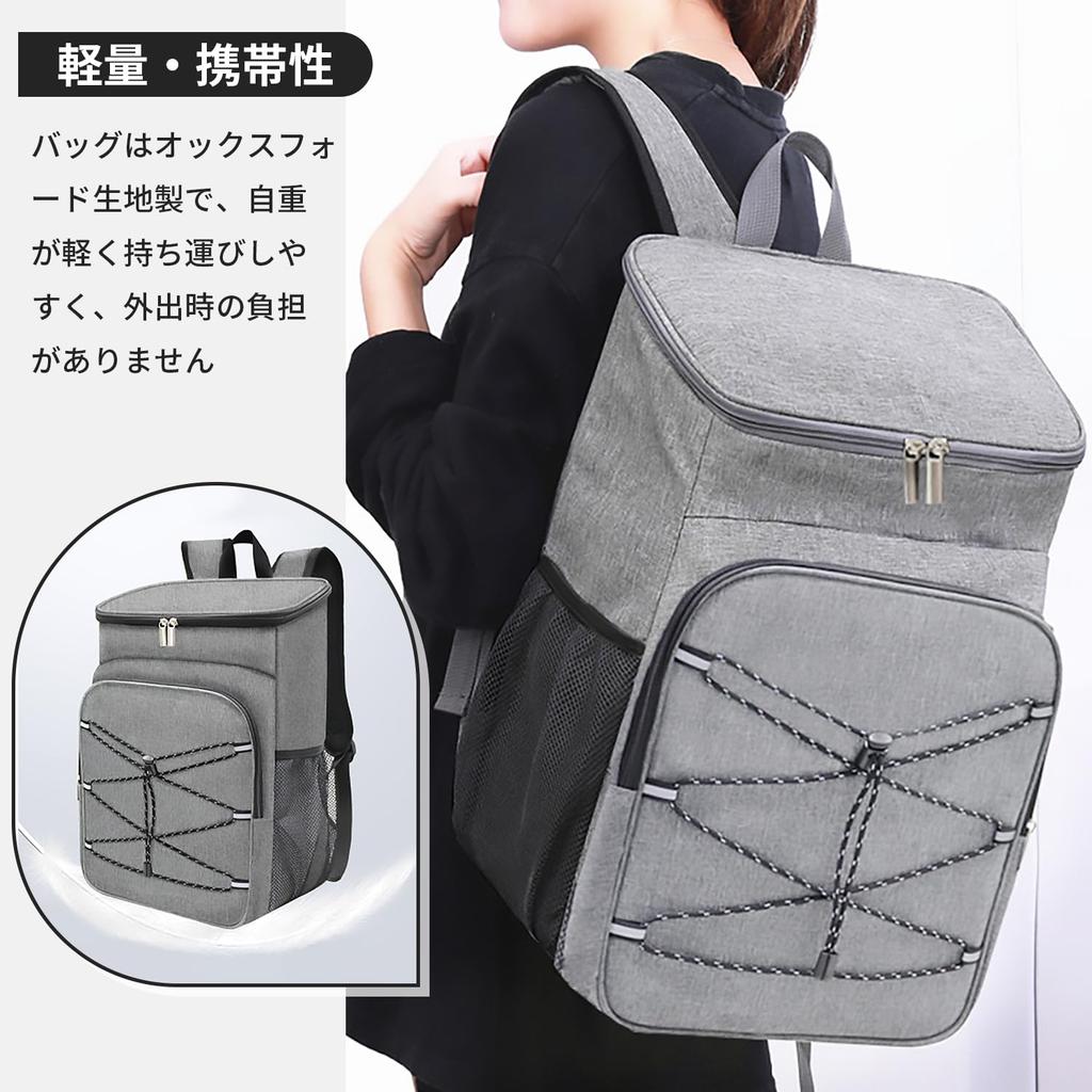 Roseelk Insulated Large Capacity Oxford Cloth Insulated and Insulated Lunch Bag with Waterproof Perfect for Lunch Outdoor and More Backpack, Design,