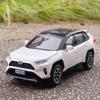 1/32 Toyota RAV4 SUV 2023 Alloy Die Cast Toy Car Model Sound and Light Pull Back Children's Toy Collectibles Birthday Gift
