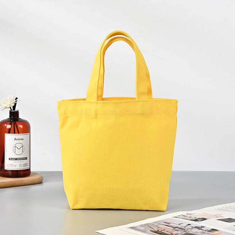 Customized Colorful Cotton Canvas Souvenir Bag - Portable & Cute Handheld Design with Logo Option