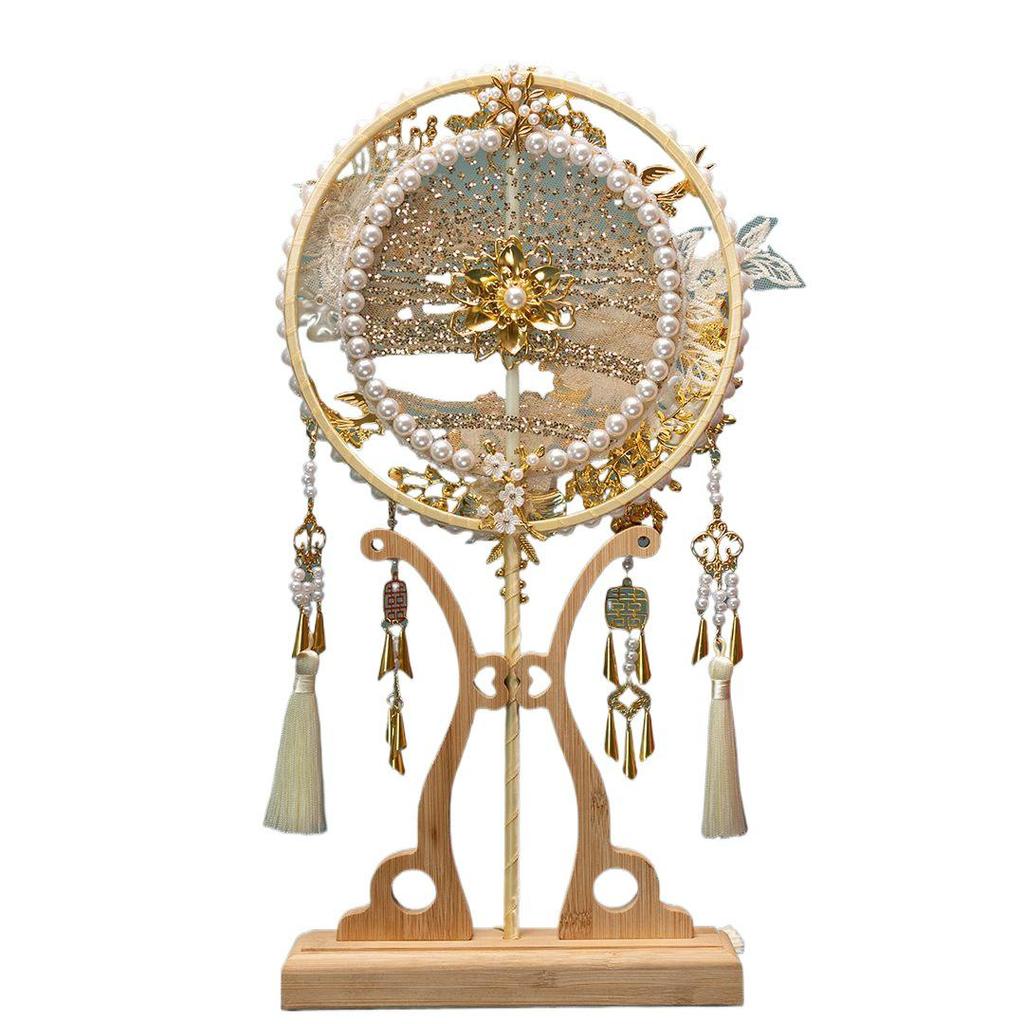 Ancient Style DIY Wedding Fan Gift Pack for Bestie - Perfect for Brides or Weddings