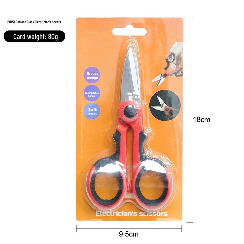 Professional Fishing Scissors - Serrated Stainless Steel Multi-functional Braided Line Cutter