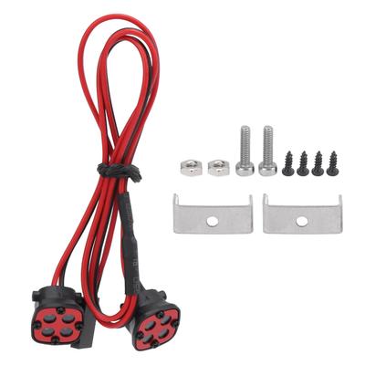 8 LED Roof Light Universal Durable RC Car Roof Spotlight for Model Car Climbing RC CarRed