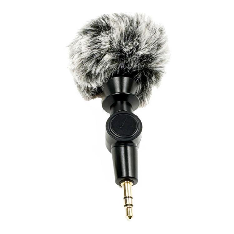 Flexible Mini Camera Microphone 3.5mm Omnidirectional Microphone for DSLR Camera
