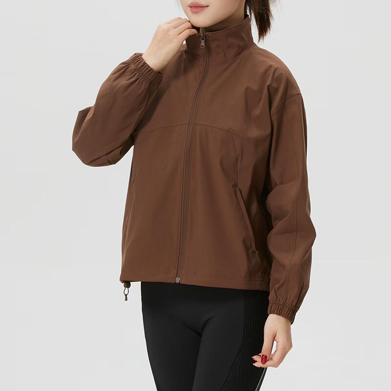 Under Armour Outdoor Windproof Stand Collar Zip Long Sleeve Jacket Women jackets 6010350-230